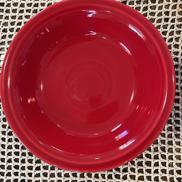 Fiesta Scarlet Red Fruit/Dessert/Salsa Bowls~ Set of 2~Lead-free China - Picture 3 of 10